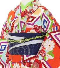 기모노 예시　레트로 모던