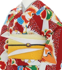 기모노 예시　레트로 모던