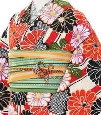 기모노 예시　레트로 모던