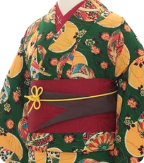 기모노 예시　레트로 모던