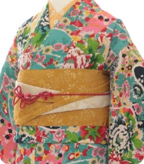 기모노 예시　레트로 모던