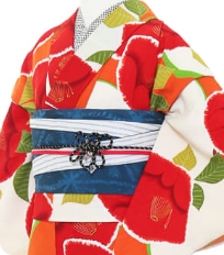 기모노 예시　인기 코디네이션