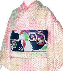 기모노 예시　실크·앤티크